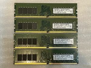 SanMax PC4-2400 64GB （16GB x4枚）　Udimm Non ECC デスクトップ用　動作確認済