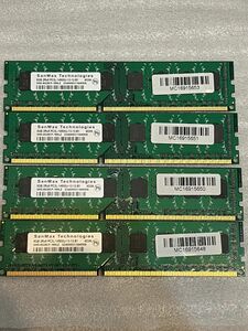 SanMax DDR3 2Rx8 PC3-14900U 32GB （8G x4）　UDIMM