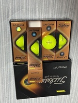 【新品未使用】タイトリスト　Titleist★ゴルフボール★プロV1★１ダース★イエロー★その２_画像2