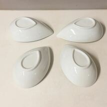 雫型 小皿 プレート 4枚セット しずく型 白い食器_画像4