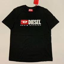 洗練されたデザイン　ディーゼル　DIESEL　正規品　Tシャツ　T-Reg-Div　ブラック　S　A05033 0GRAI　100%綿_画像2