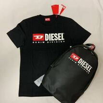 洗練されたデザイン　DIESEL　T-Diegor-Div　ブラック　L　A03766 0GRAI　新モデル¥13,200税込_画像9