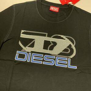 洗練されたデザイン ディーゼル DIESEL  正規品 Tシャツ T-DIEGOR-K74 ブラック XXL A12502 0GRAI 100%綿 新モデルの画像2