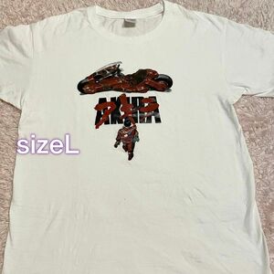 ギルダン　半袖Tシャツ　アキラ　AKIRA プリント　メンズM