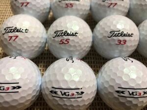 ロストボール12球☆タイトリスト VG3 レインボーパール2020-2022年モデル☆titleist