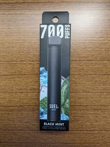 電子VAPE SUEL mini ブラックミント 使い捨て 電子タバコ VAPE ニコチンゼロ タールゼロ スエル ミニ