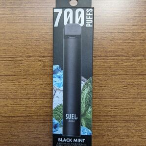 電子VAPE SUEL mini ブラックミント 使い捨て 電子タバコ VAPE ニコチンゼロ タールゼロ スエル ミニ