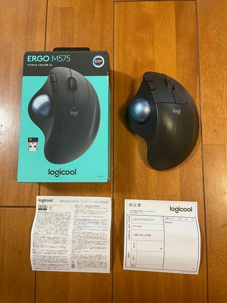 Logicool M575GR BLACK ワイヤレス トラックボール