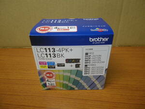ブラザー純正インクカートリッジ4色パック LC113-4PK ＋113BK