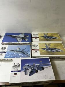 ハセガワ hasegawa 戦闘機プラモデル/F-14A TOMCAT/F-16CJ/F-35ライトニング2/F-15Jイーグル/5台セット