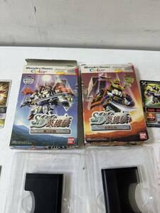 [ used ] WonderSwan color SD Gundam hero .. person legend / knight legend 2 pcs set card go in instructions box etc. equipped Bandai 