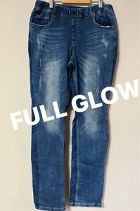 FULL GLOW ダメージデニム