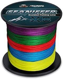  Ran keru(RUNCL) pe line fishing line 8ps.@ braided 10m every . color dividing 5 color multicolor (300m 500m 1000m) 8l