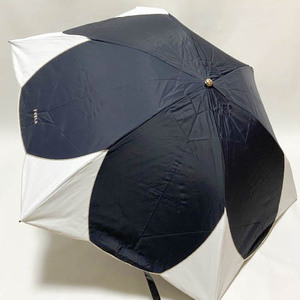  new goods prompt decision *FURLA Furla folding parasol *1 class shade /../. rain combined use parasol / umbrella /bai color / Monotone / black m43-13