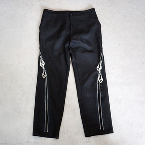 NAMACHEKO 21AW TAILORED BIKER TROUSER / ナマチェコ ジップデザインパンツ