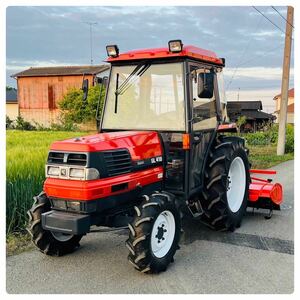 ★★クボタTractor★★GL418★★41馬力★★使用hours814h ★★4WD★★Power steering★★自動水平★★Air conditionerキャビン★★