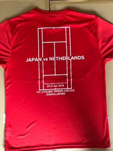 テニス　Tシャツ　THE WORLD CAP TENNIS エル(L)サイズ
