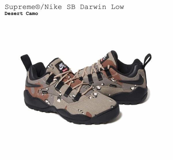 Supreme × Nike SB Darwin Low "Desert Camo"