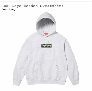 Supreme Box Logo Hooded Sweatshirt "Ash Grey"