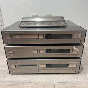 ONKYO Onkyo C-200A R-200A K-200A RC-194M cassette deck amplifier CD player audio equipment sound equipment 