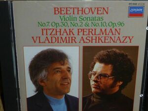 I・パールマン&アシュケナージ ベートーベン バイオリン・ソナタ7、10番 DECCA輸入盤(西ドイツプレス)