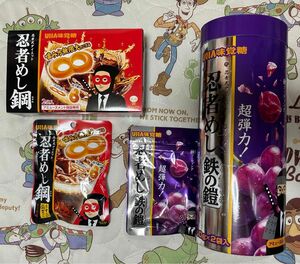 ☆お菓子の詰め合わせ☆ ☆忍者めし鋼 3個☆ ☆忍者めし 鉄の鎧 3個☆