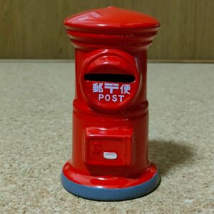 OMC　 郵便ポスト　 貯金箱　 陶器　赤 ポスト　 レトロ　非売品　 インテリア　 置物　ノベルティ