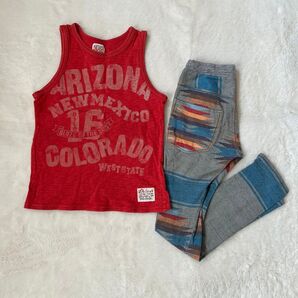 DILASHタンクトップ RESTANDARD OEPARTMENTレギンス のまとめ売り キッズ レギンス 120