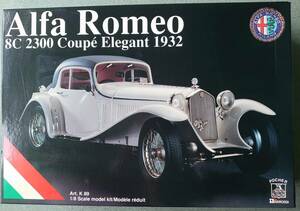 【未開封】ポケール製 1/8 アルファロメオ８C・２３００　Coupe Elegant 1932