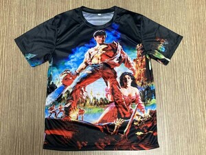 ▲棚:V_H7「Tシャツ　死霊のはらわた3　キャプテン・スーパーマーケット（ブルース・キャンベル 主演）　Ｍサイズ」sa_wjig　XC5-08