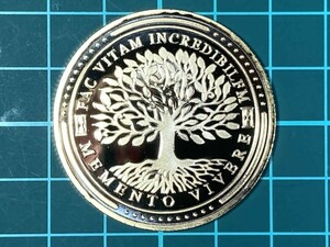 ▲棚:V_H7「コレクション用 コイン　北欧 バイキング　ユグドラシル （世界樹）　01:ゴールド」　sa_wjig　XC5-22