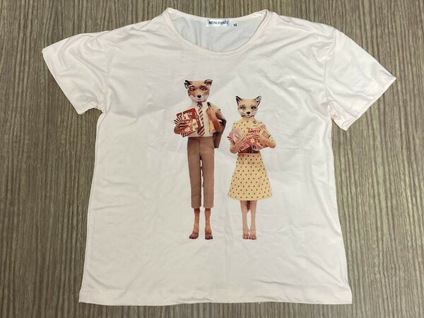 ▲棚:V_H7「Tシャツ　ファンタスティック Mr.FOX　Ｍサイズ」sa_wjig　XC6-01