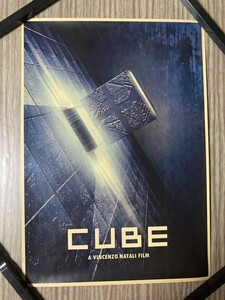 ▲棚:V_H7「CUBE　キューブ　クラフト ポスター」ヴィンチェンゾ・ナタリ 監督作品　sa_wjig　XC5-22