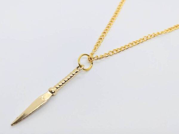 送料無料 くない ネックレス ゴールド 手裏剣 忍者 武器 ロック パンク ロリータ ゴスロリ ファンスマ