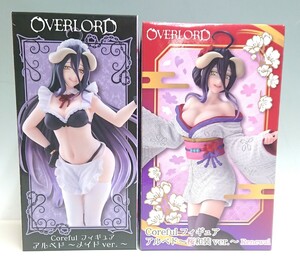 【2体セット】 Coreful オーバーロード アルベド「メイドver. 」「桜和装ver.revival」 OVERLORD フィギュア タイトー 