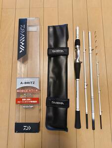 [ б/у * хорошая вещь ]DAIWA Daiwa compact удилище A-BRITZ MOBILE кожа - giM-170 4 деталь все SIC кольцо 