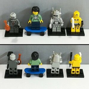 mL734a [まとめ] LEGO レゴ ミニフィギュア シリーズ1 全16種 ピエロ チアリーダー カウボーイ テストドライバー 他 | ホビー Hの画像3