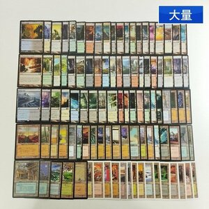 sC626s [大量] MTG 土地 計100枚 沈んだ廃墟 永岩城 放棄された聖域 穢れた果樹園 ジャングルのうろ穴 他