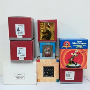 mJ631d [ Junk ] Looney * Tunes wai Lee * coyote fishing figure Goebeltui- tea music box other | H