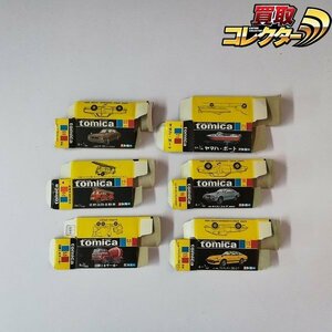 mT151a [ made in Japan ] [ box only ] Tomica black box empty box 71 Yamaha * boat 69 Toyota Mark II 2600 grande other | minicar H