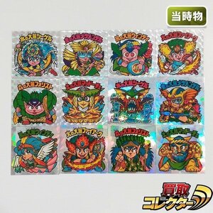 sB338o [当時物] ロッテ 旧ビックリマン チョコ版 27弾 ヘッド まとめ 計12枚 水の大層シーゲル 金の大層メタメンデル 他