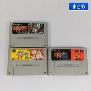 gL453a [動作品] SFC スーファミ ソフト ファイナルファイト 1 2 GUY ガイ 計3点 | ゲーム X