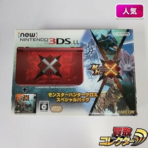 gA813a [箱説有] new ニンテンドー 3DS LL モンスターハンタークロス スペシャルパック | ゲーム X