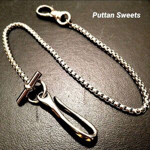 【Puttan Sweets】ベネチアンMTLウォレットチェーン425シルバー