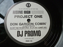 Project One / Don Gargon Comin' レア RAVE TECHNO CLASSIC 12 Live Vibes 4 (Summer Vibes) / Can't Take The Heart Break 収録 試聴_画像2