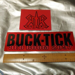 BUCK-TICK 　オフィシャル メタル　ステッカー RED ライブ TOUR バクチク b-t buck tick 櫻井敦司 今井寿 シール 