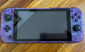 Nintendo Switch Lite custom clear purple 