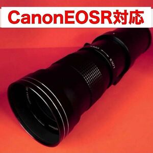 Canon EOSRシリーズ対応！超望遠レンズ！スーパーズームレンズ！800mmまで撮影可能！ママさんOK！サードパーティ、袋付き