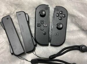 ジョイコン Nintendo Switch Joy-Con スイッチ ニンテンドー グレー コントローラー　ブラック