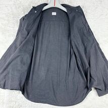 1円 良品 L~XL.LLアルマーニコレッツォーニ ARMANI COLLEZIONI 長袖シャツポケット付CIT LUXURYチット ラグジュアリー メンズ 41/16グレー_画像4